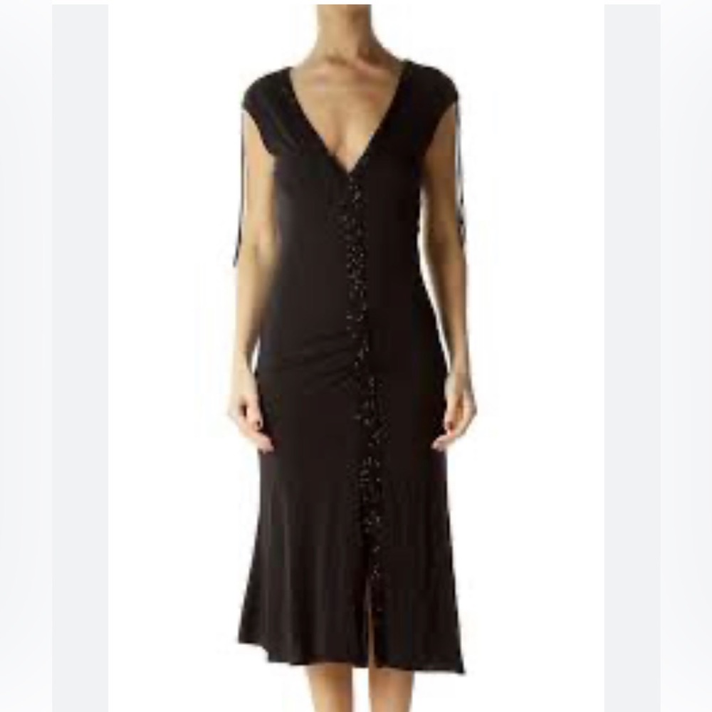 Kenneth Cole New York Black Midi Dress